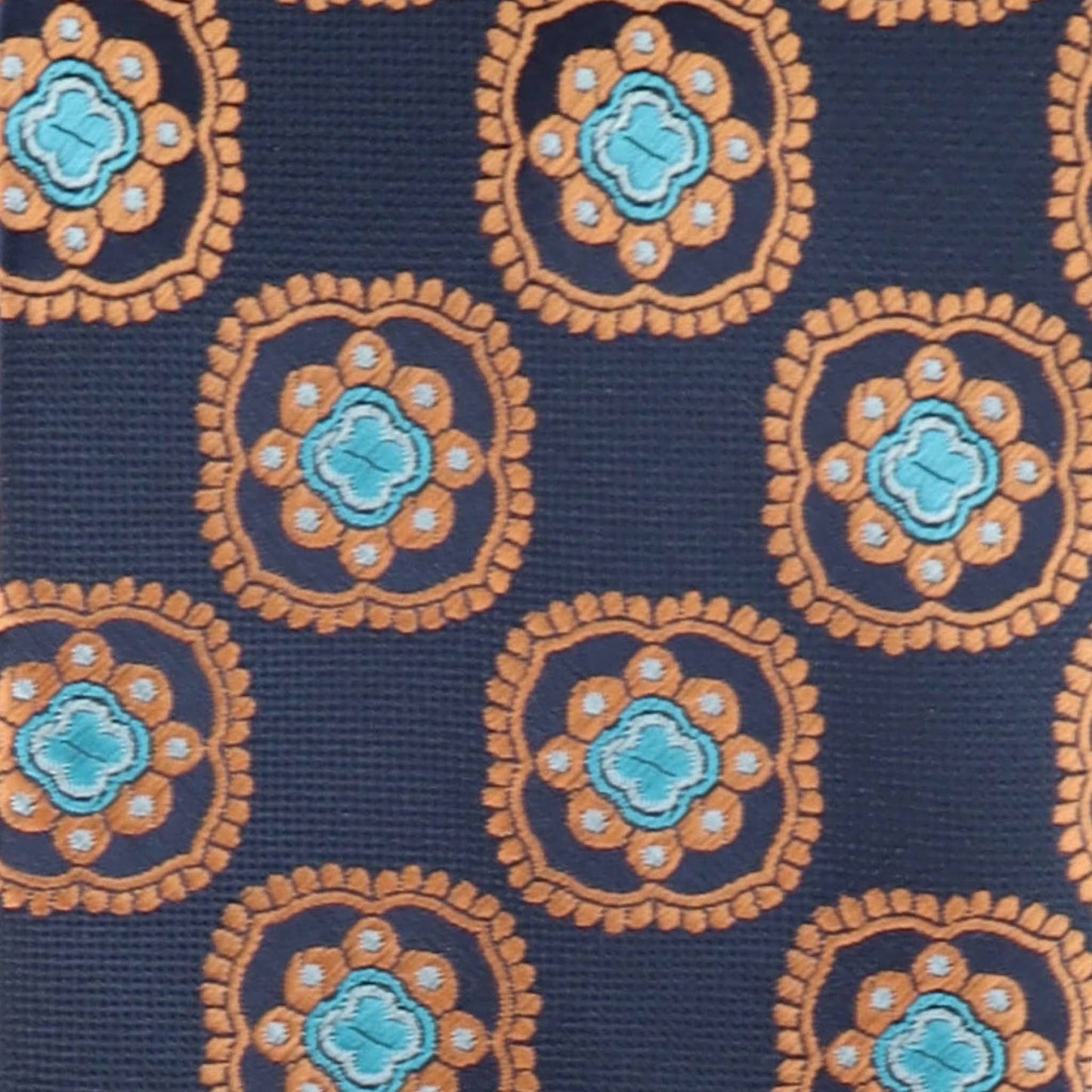 Vittorio Farina Men's Geometric Design Necktie & Pocket Square