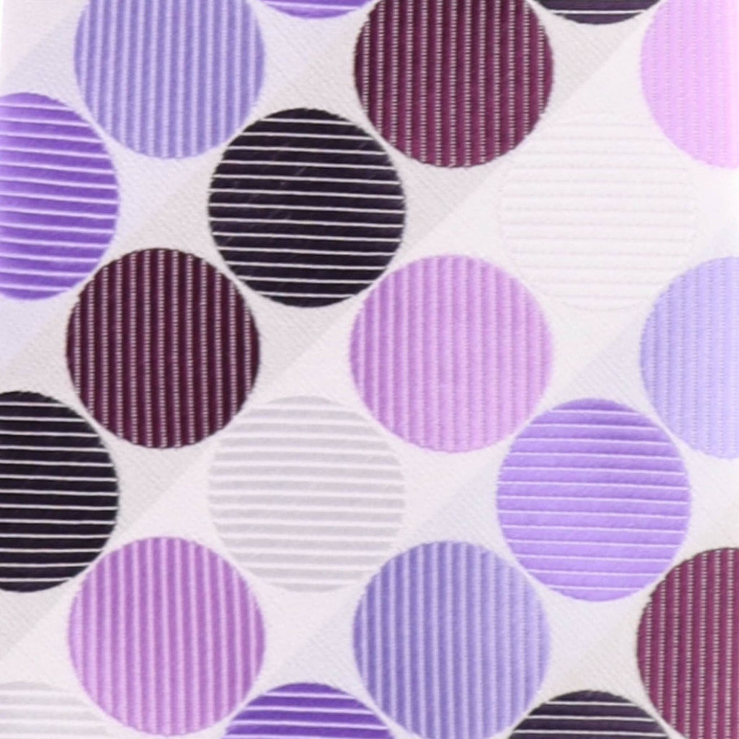 Vittorio Farina Men's Geometric Design Necktie & Pocket Square