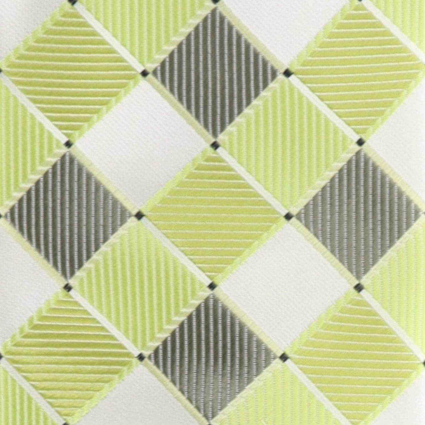 Vittorio Farina Men's Geometric Design Necktie & Pocket Square