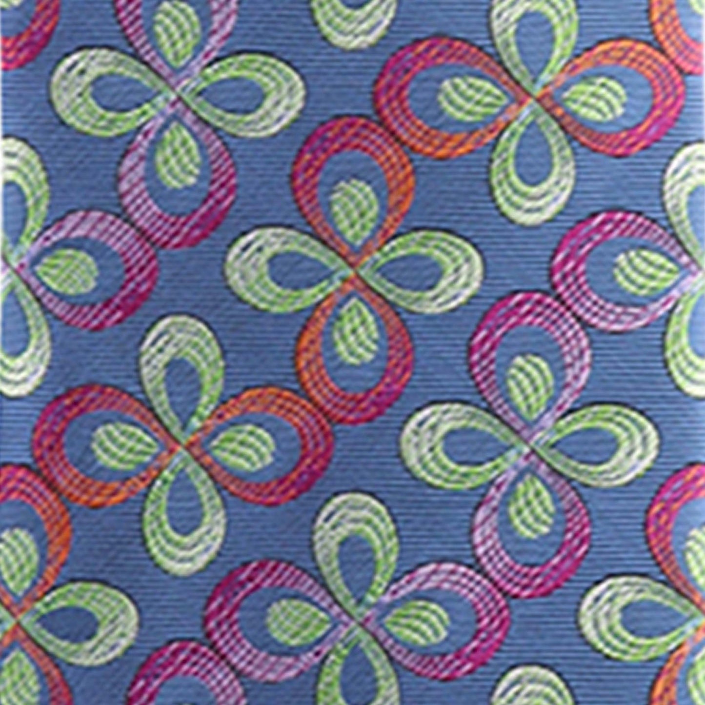 Vittorio Farina Men's Floral Design Necktie & Pocket Square