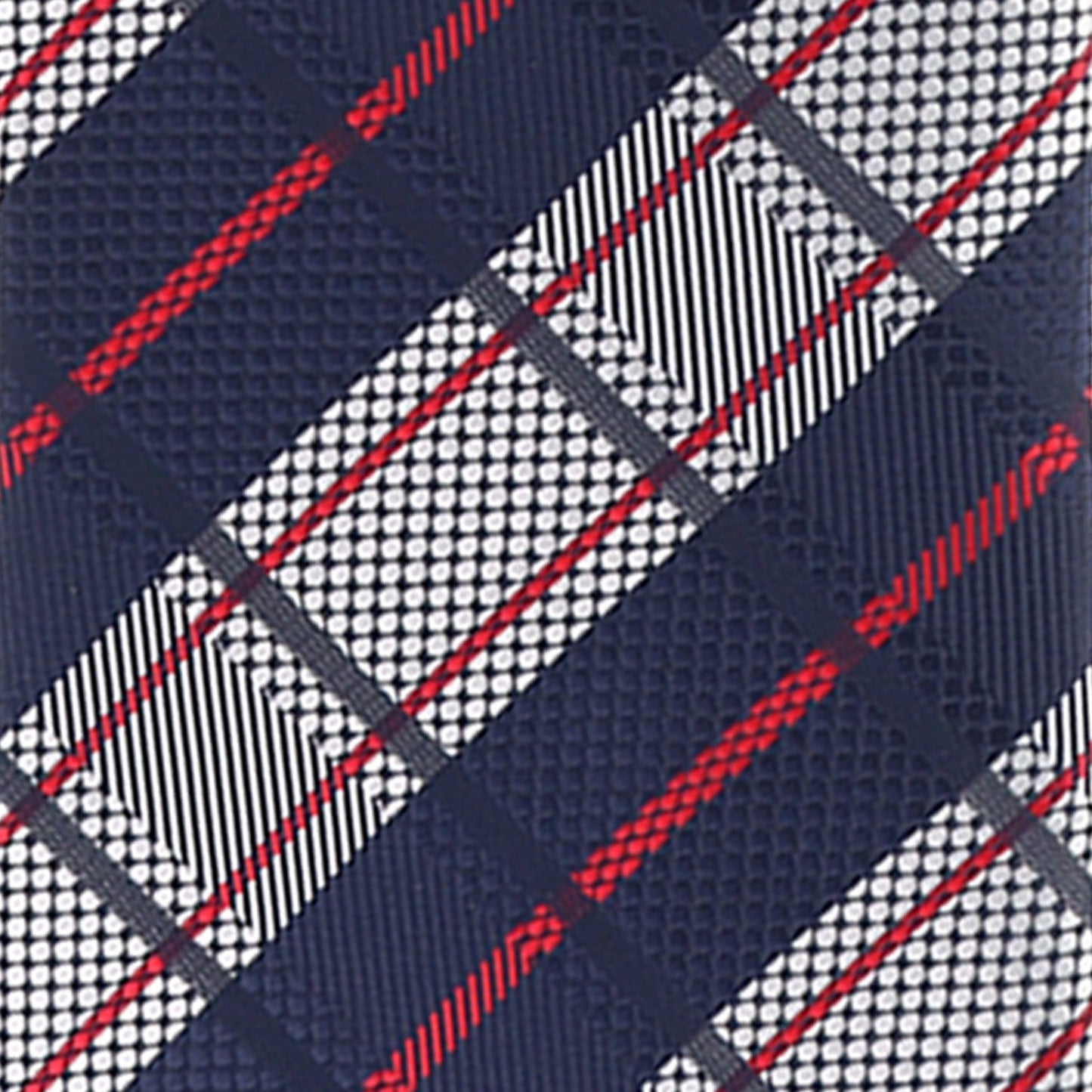 Vittorio Farina Men's Geometric Design Necktie & Pocket Square