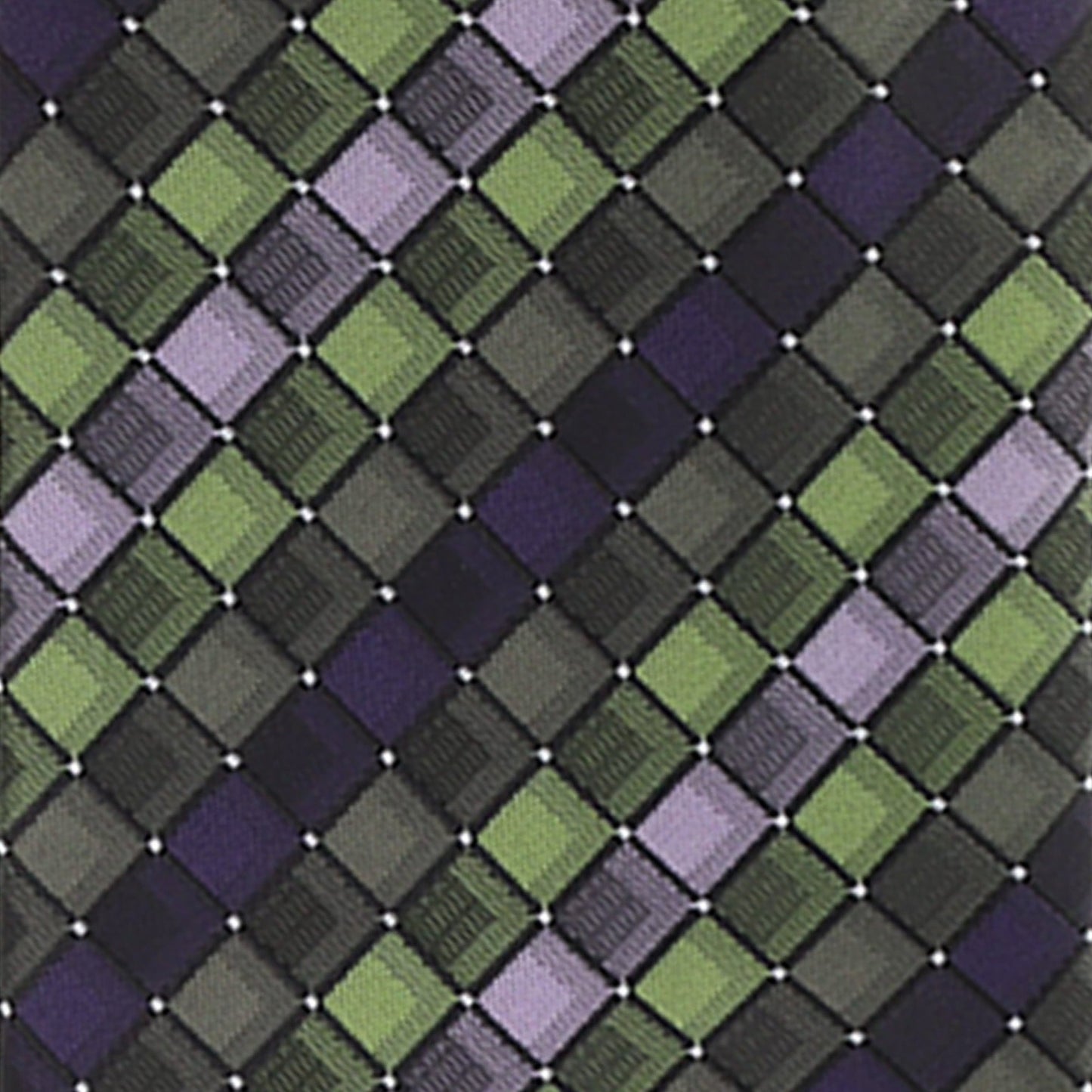 Vittorio Farina Men's Geometric Design Necktie & Pocket Square