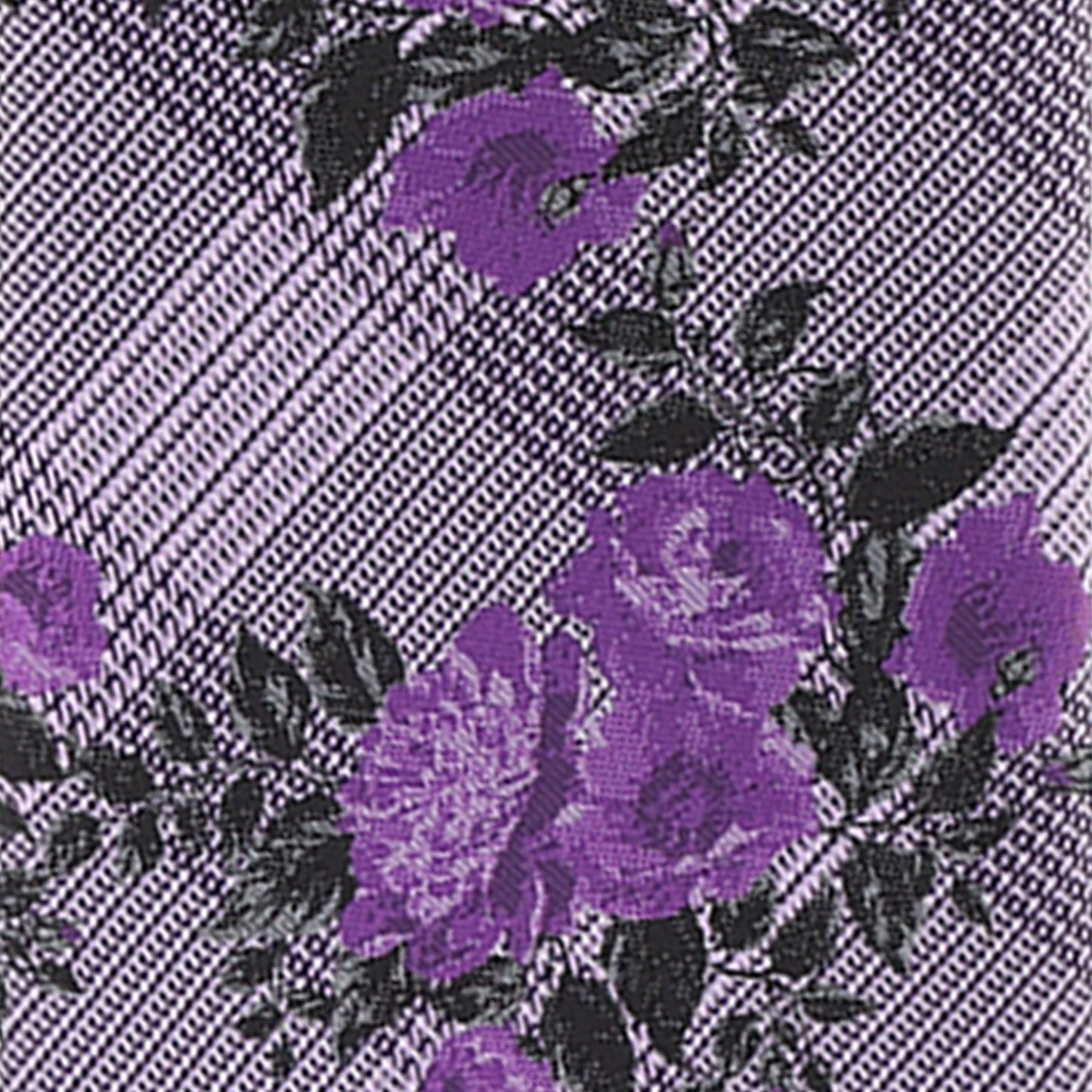 Vittorio Farina Men's Floral Design Necktie & Pocket Square