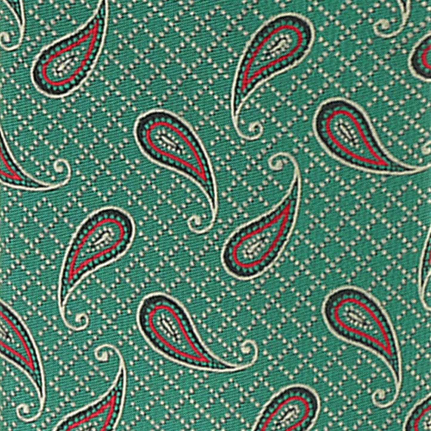 Vittorio Farina Men's Paisley Design Necktie & Pocket Square