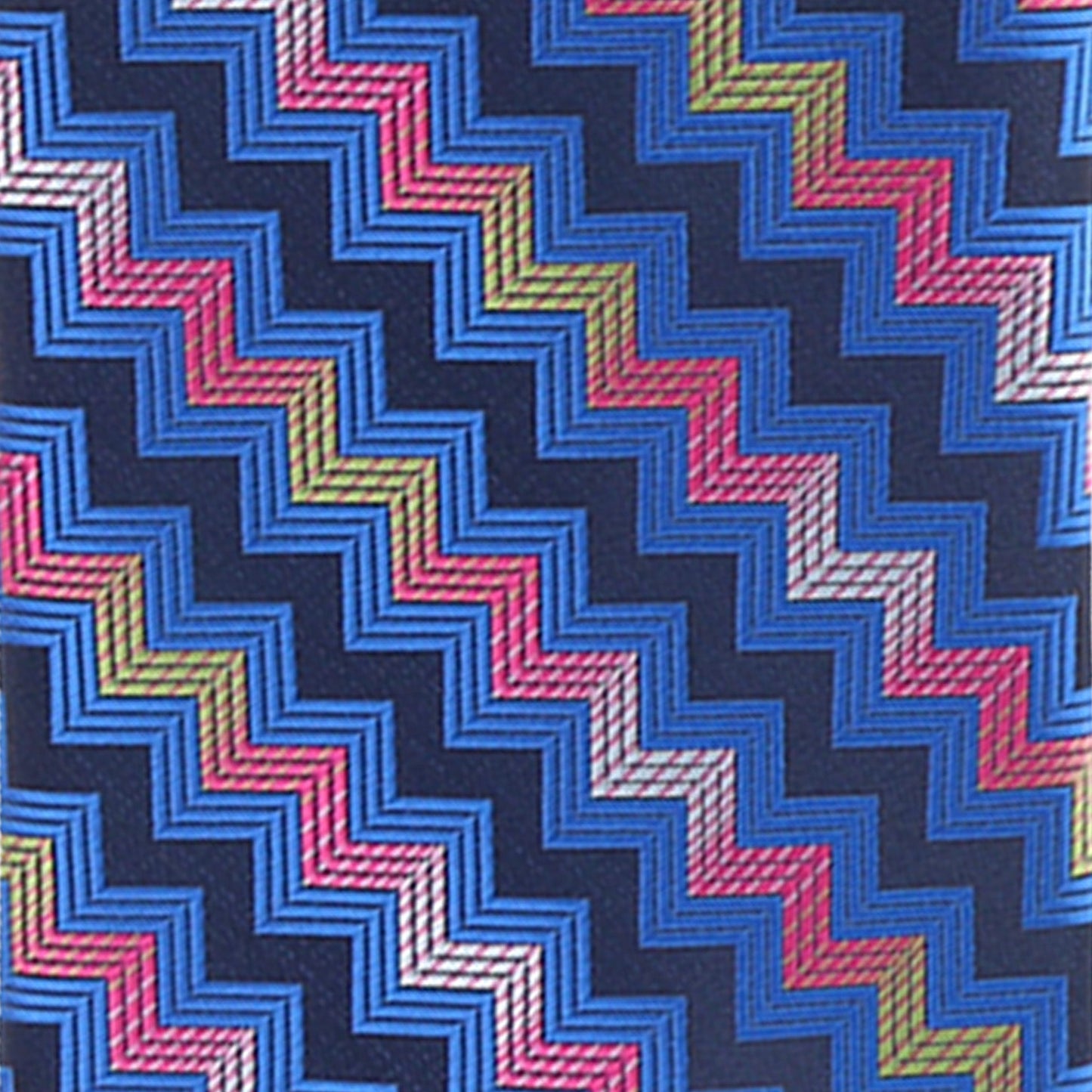 Vittorio Farina Men's Geometric Design Necktie & Pocket Square