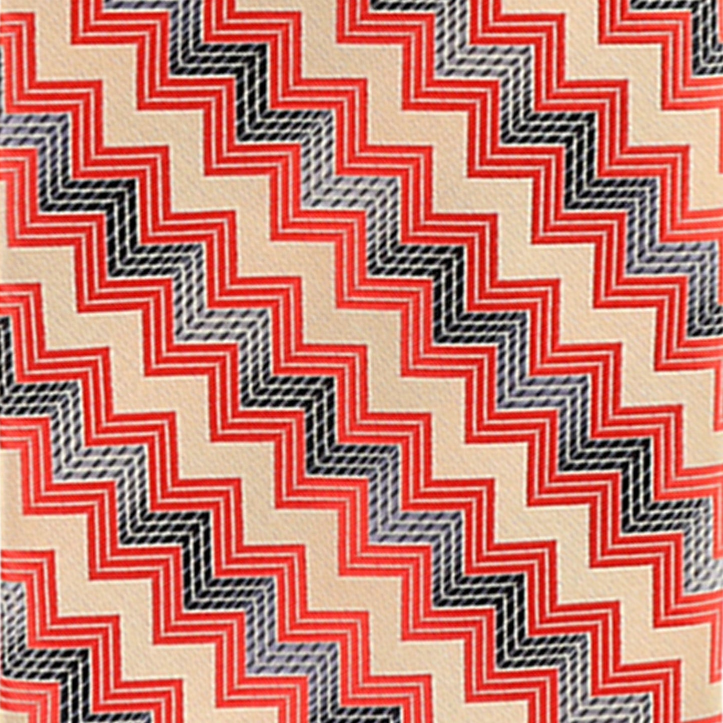 Vittorio Farina Men's Geometric Design Necktie & Pocket Square