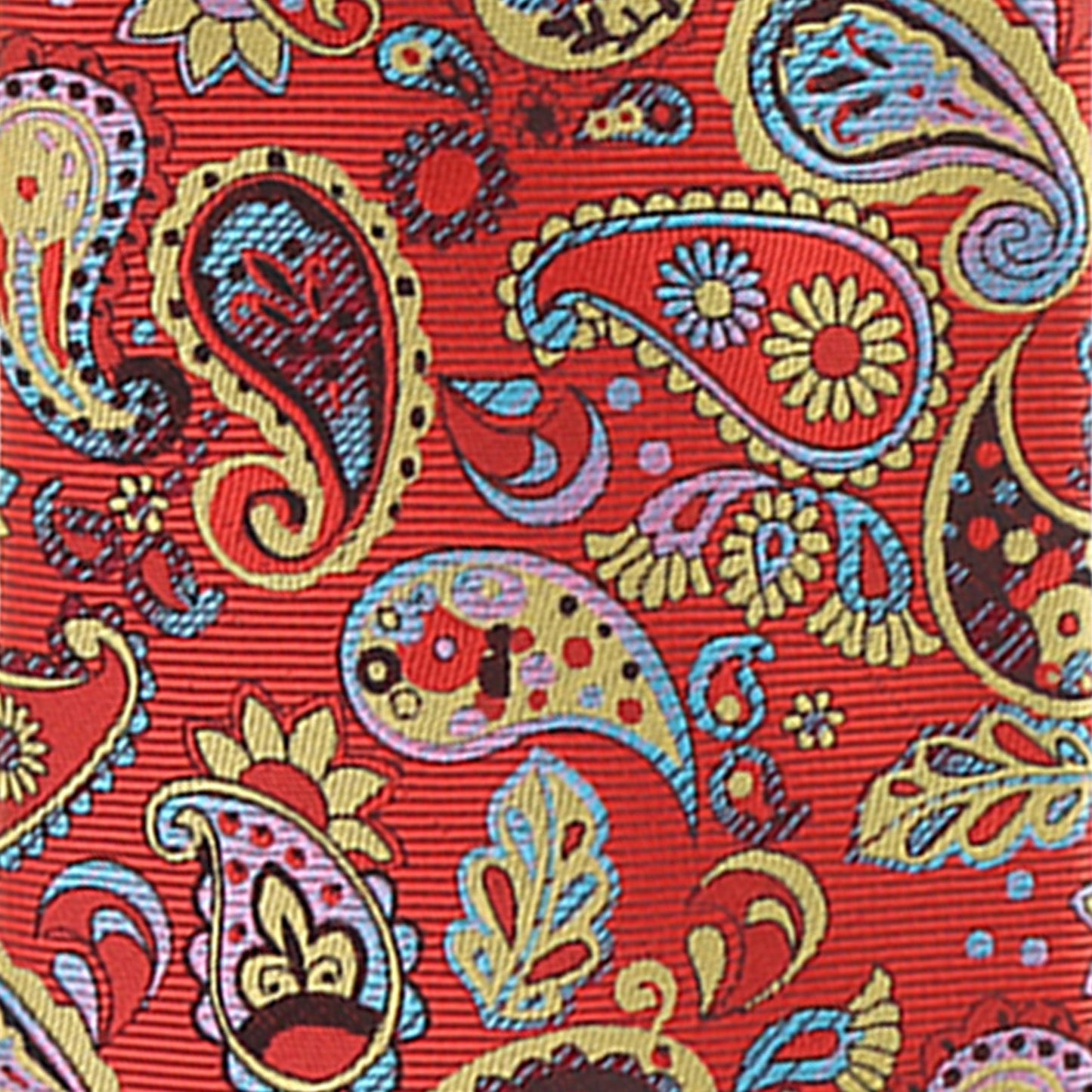 Vittorio Farina Men's Paisley Design Necktie & Pocket Square