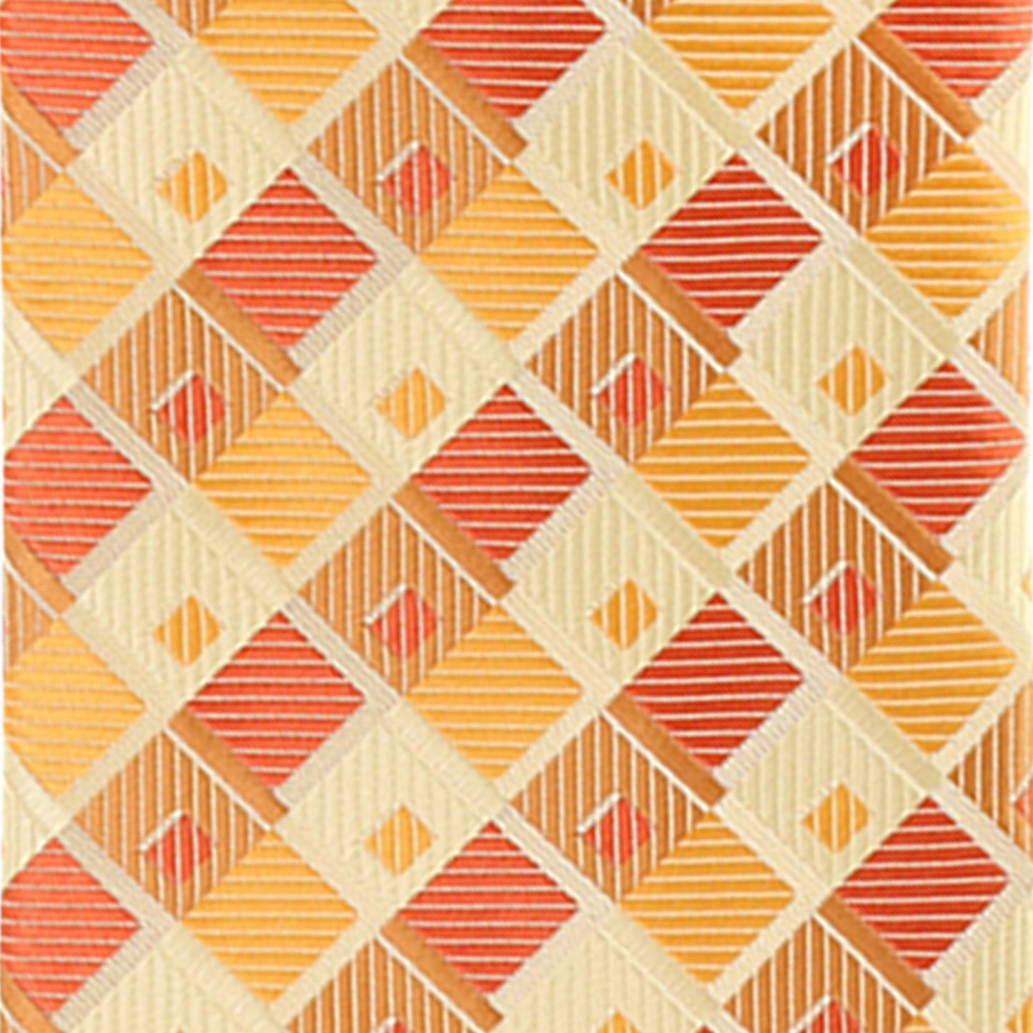 Vittorio Farina Men's Geometric Design Necktie & Pocket Square