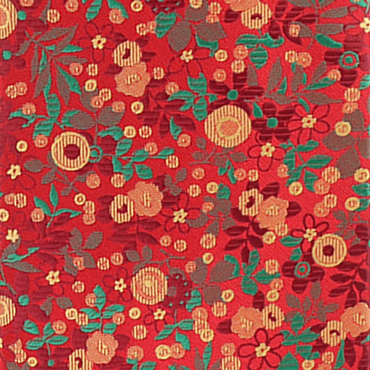 Vittorio Farina Men's Floral Design Necktie & Pocket Square