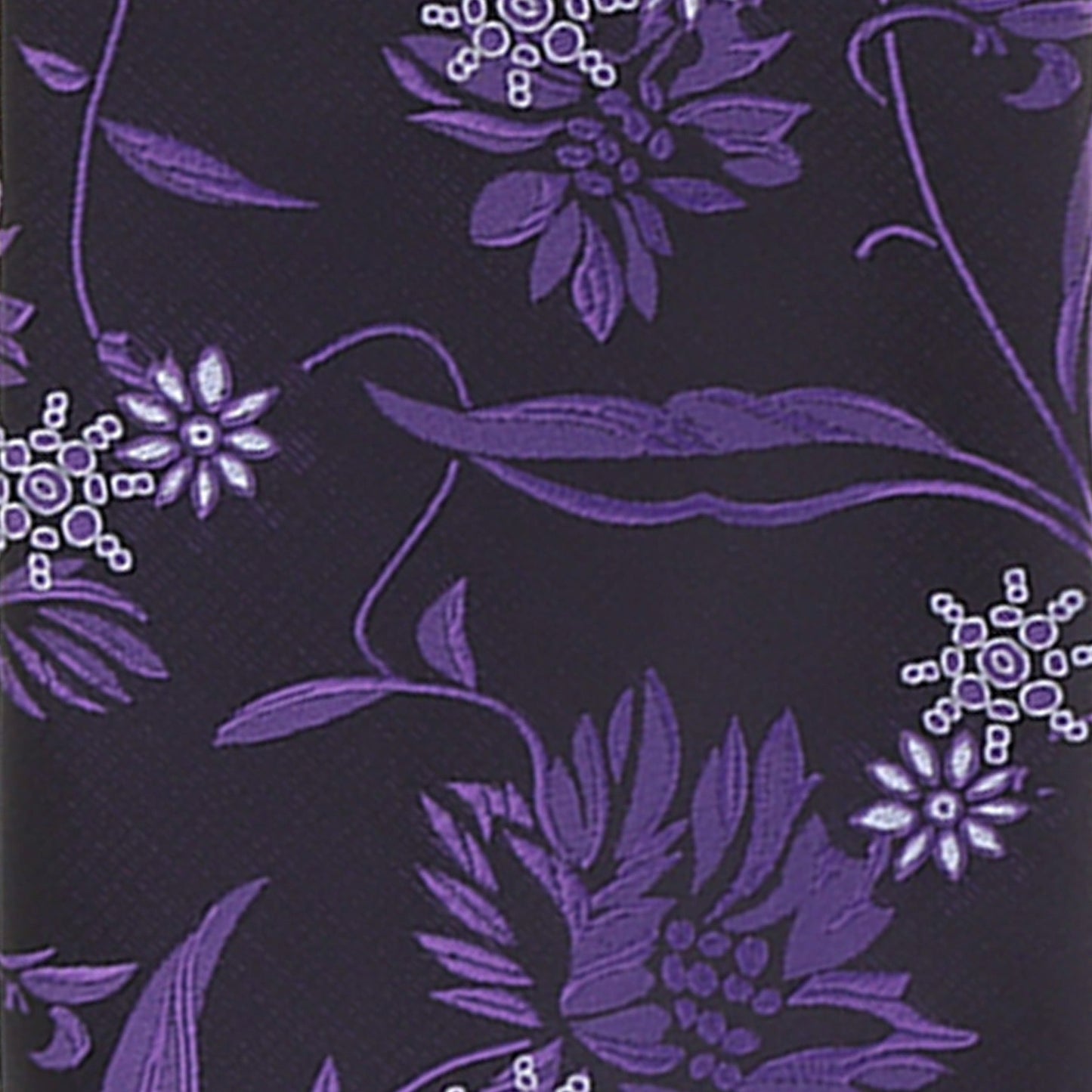 Vittorio Farina Men's Floral Design Necktie & Pocket Square