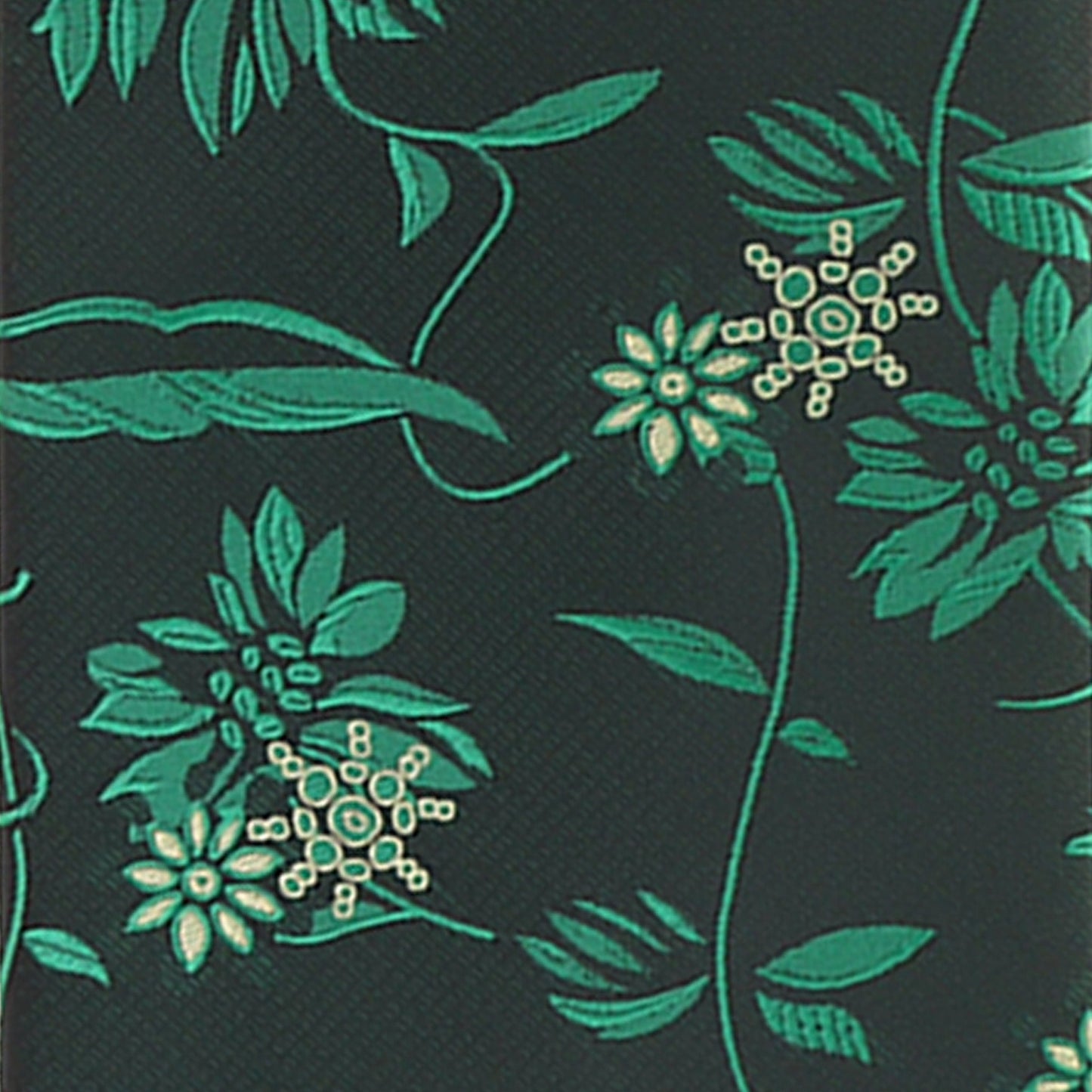 Vittorio Farina Men's Floral Design Necktie & Pocket Square