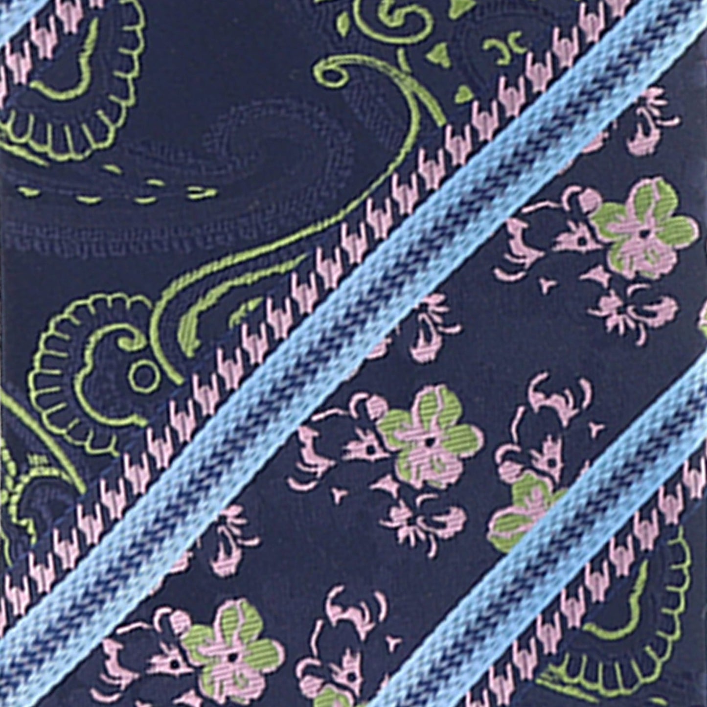 Vittorio Farina Men's Paisley Design Necktie & Pocket Square