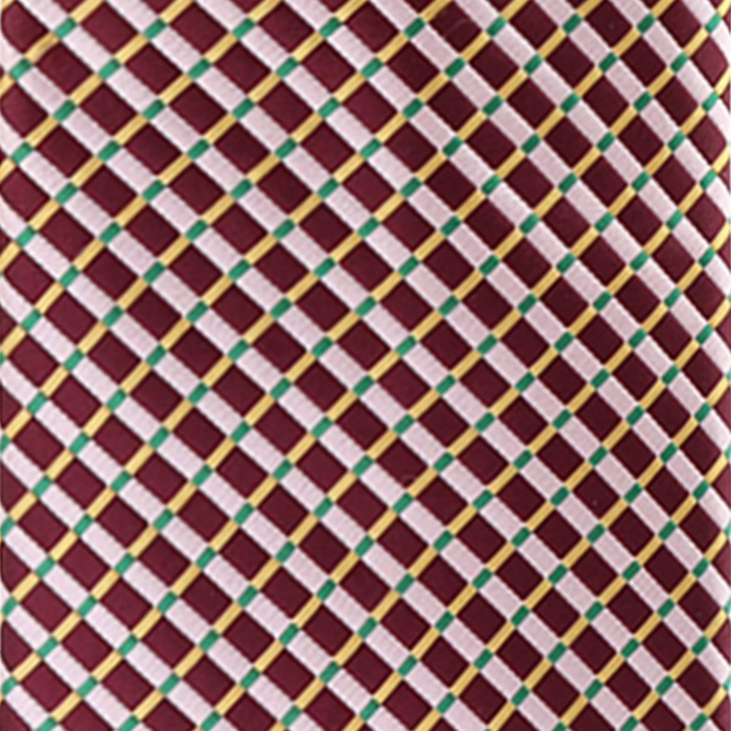 Vittorio Farina Men's Geometric Design Necktie & Pocket Square