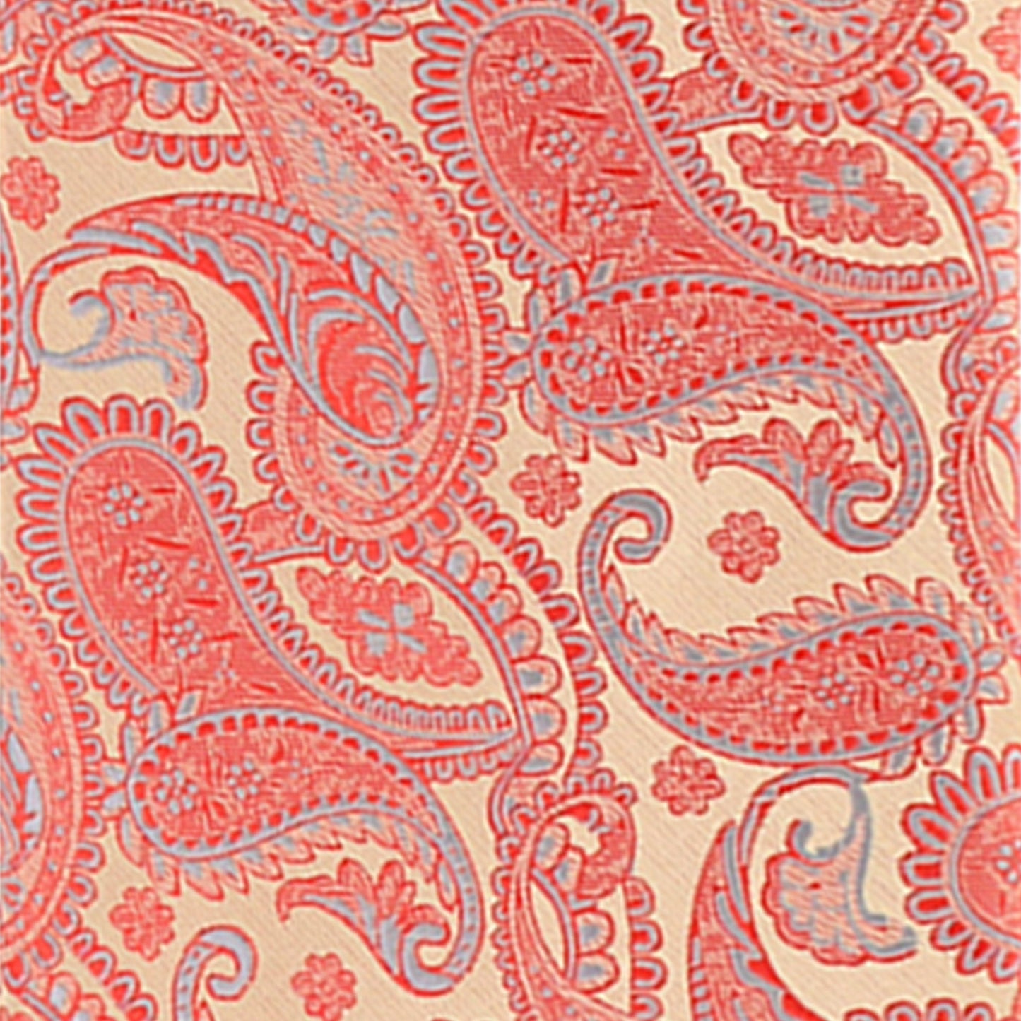 Vittorio Farina Men's Paisley Design Necktie & Pocket Square