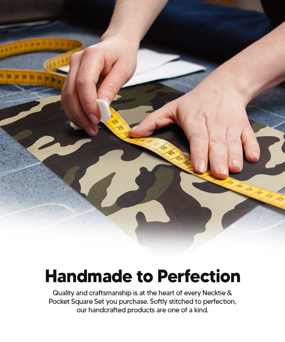 Vittorio Farina Men's Kente Satin Necktie & Pocket Square