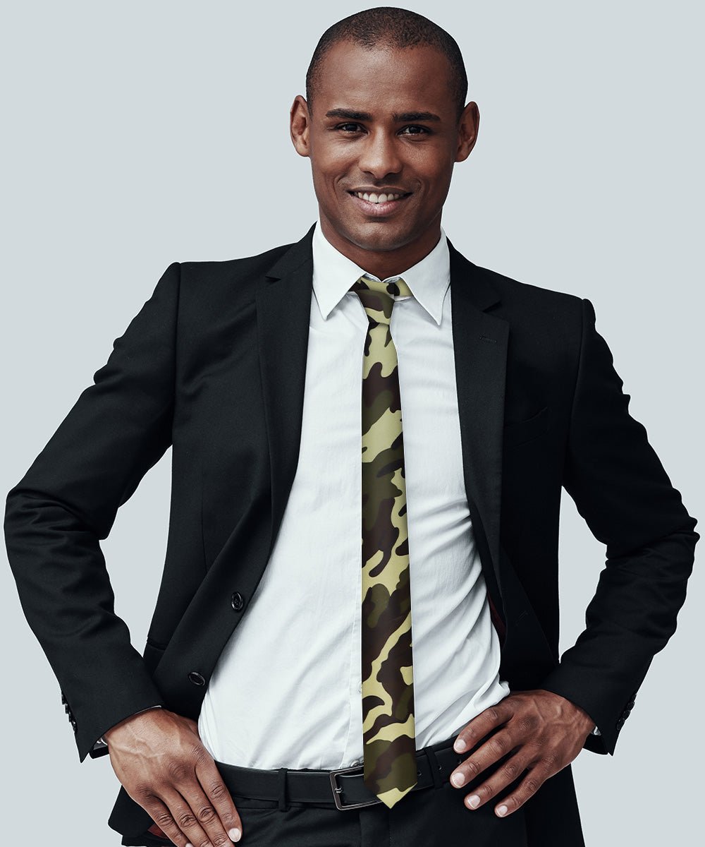 Vittorio Farina Men's Kente Satin Necktie & Pocket Square