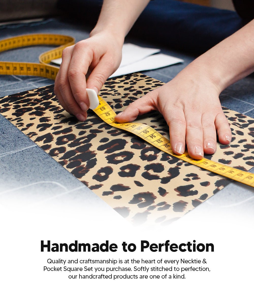 Vittorio Farina Men's Kente Satin Necktie & Pocket Square