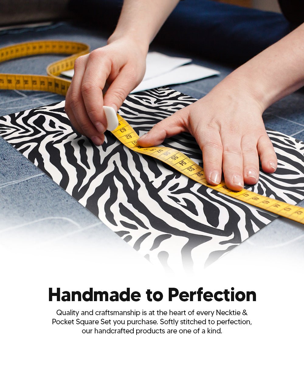 Vittorio Farina Men's Kente Satin Necktie & Pocket Square