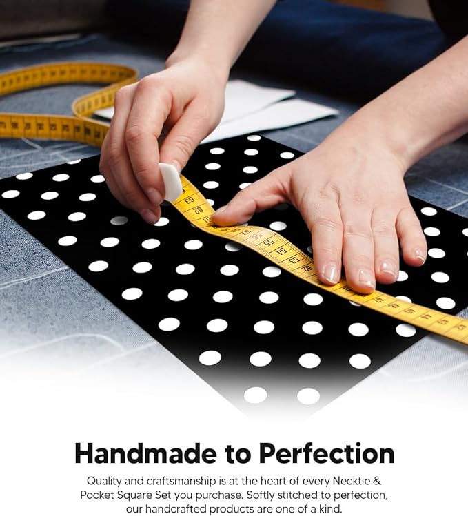 Vittorio Farina Men's Polka Dot Satin Necktie & Pocket Square