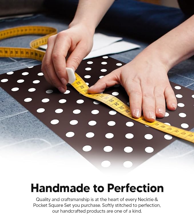 Vittorio Farina Men's Polka Dot Satin Necktie & Pocket Square