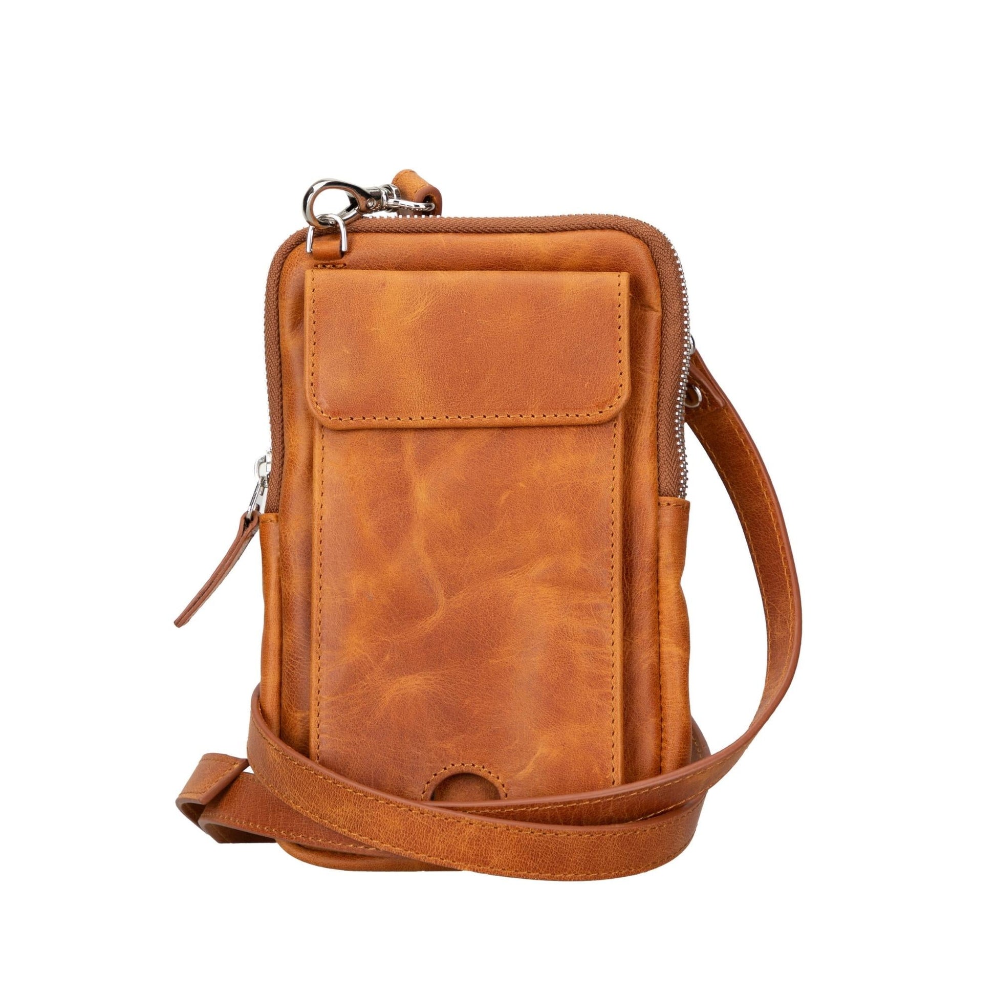 Niagara Leather Crossbody Phone Bag for Men - Concordia Style Boutique
