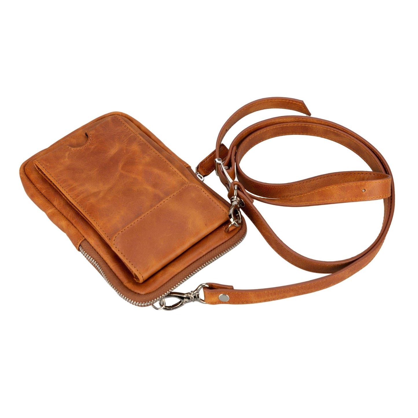 Niagara Leather Crossbody Phone Bag for Men - Concordia Style Boutique