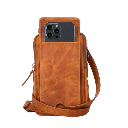 Niagara Leather Crossbody Phone Bag for Men - Concordia Style Boutique