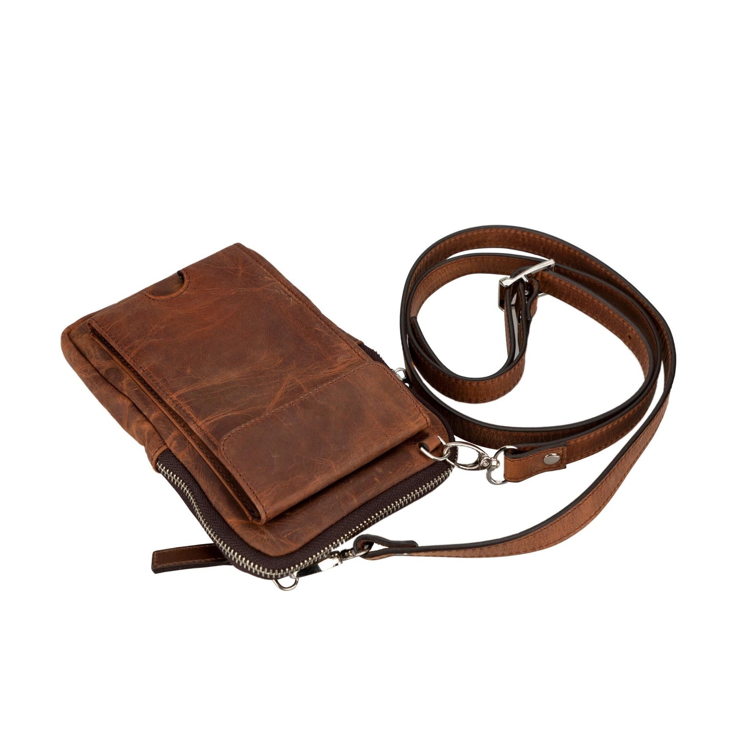 Niagara Leather Crossbody Phone Bag for Men - Concordia Style Boutique