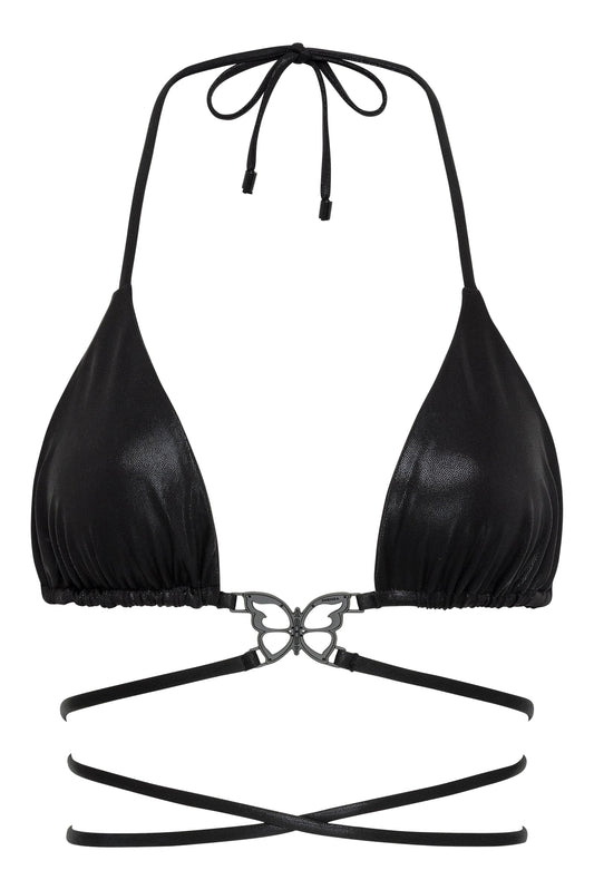 Mariposa Top in black-shimmer