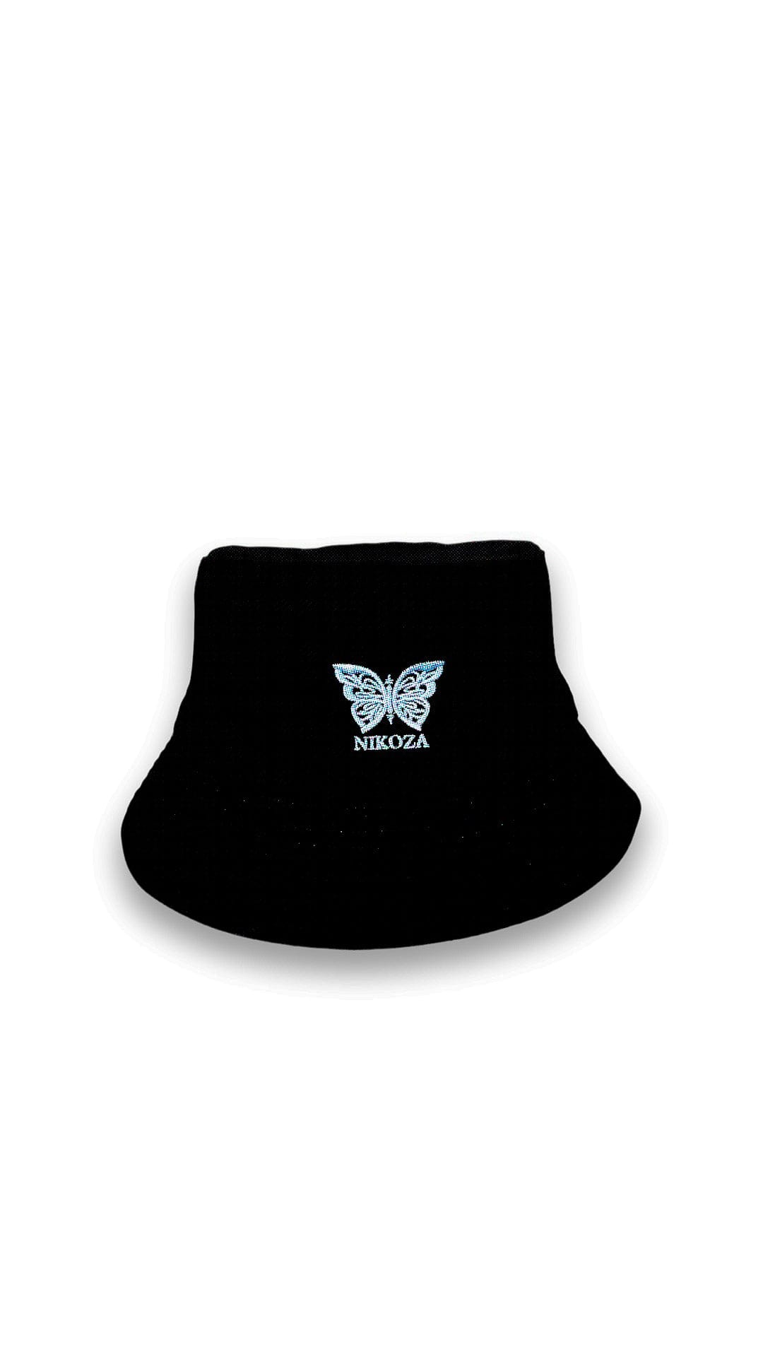 White/Black Nikoza Bucket Hat