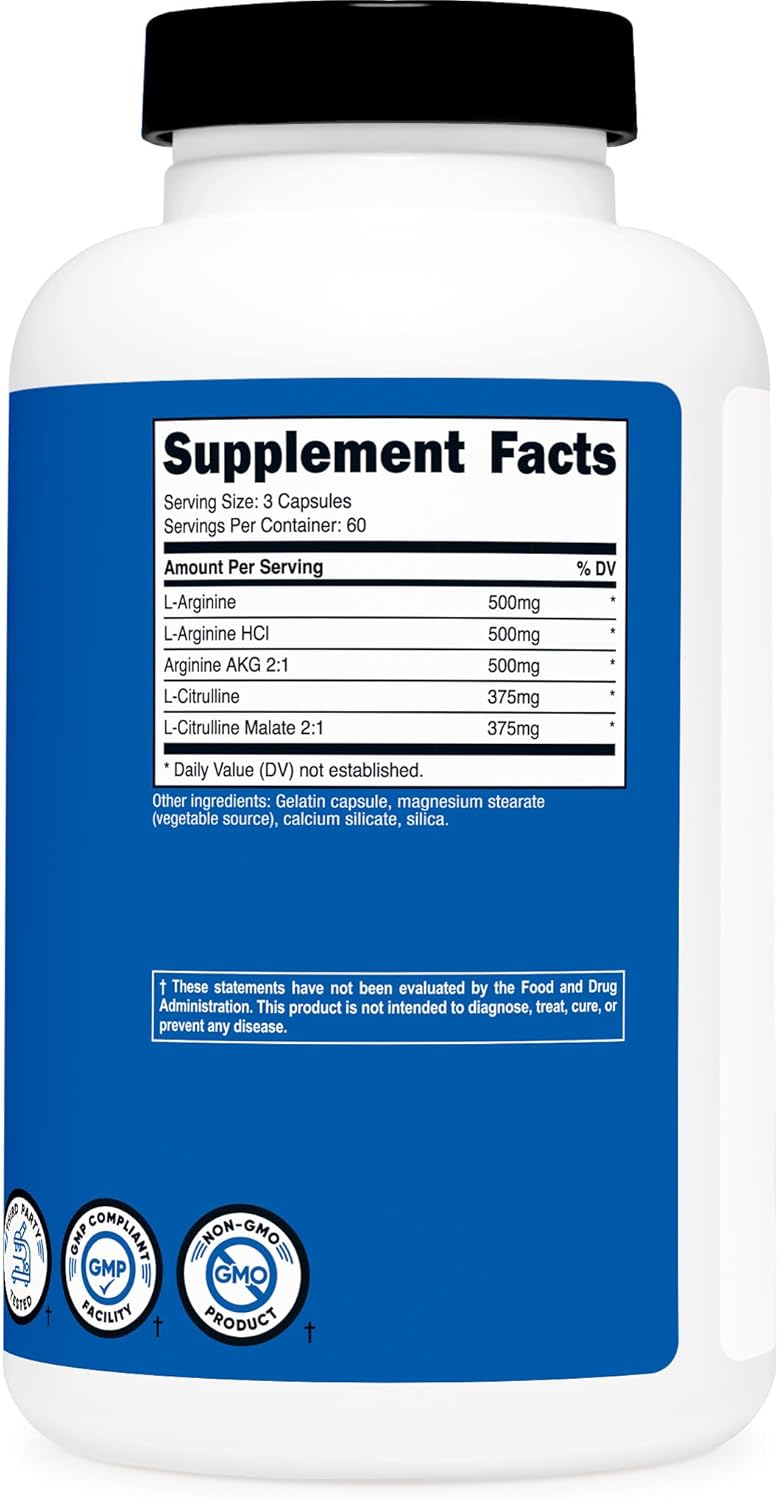 Nitric Oxide Booster – Blood Flow & Stamina Support