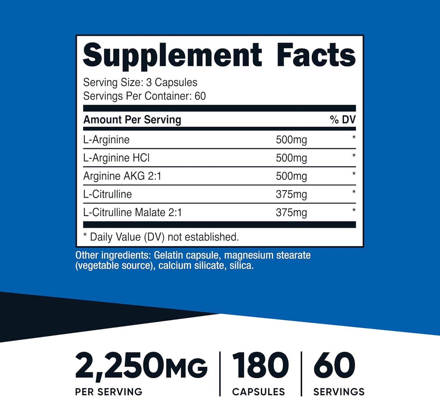Nitric Oxide Booster – Blood Flow & Stamina Support
