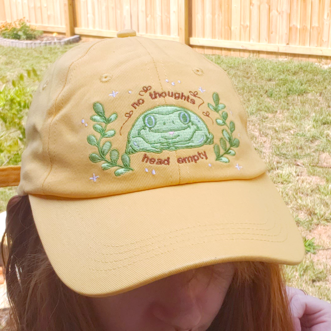 No thoughts, head empty Embroidered Dad Hat - Concordia Style Boutique