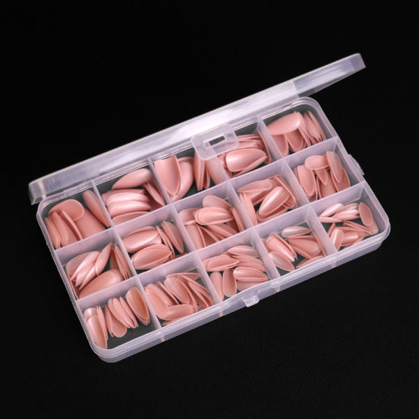 KOMILFO SOFAST NAIL FROMS NUDE ALMOND, 300 PCS  456076