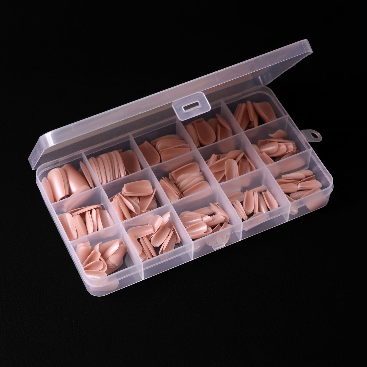 KOMILFO SOFAST NAIL FROMS NUDE BALLERINA SHORT, 360 PCS 456077