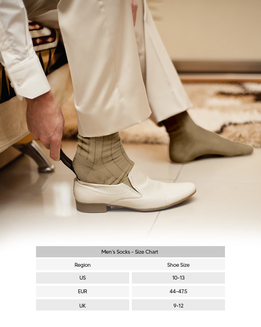 Vittorio Farina Men's Ribbed Shear Nylon Over The Calf Dress Socks - Concordia Style Boutique