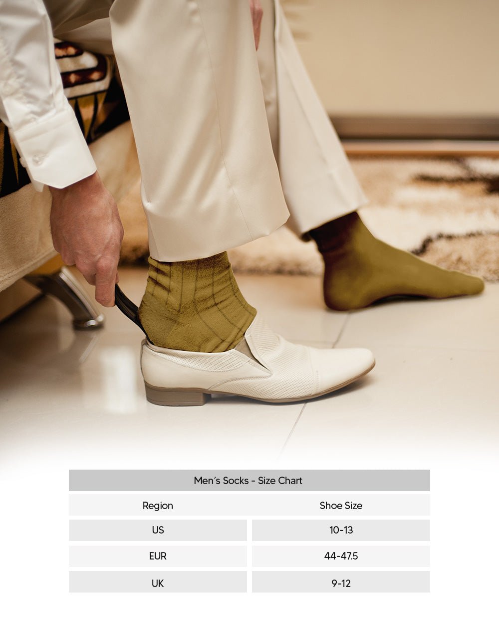 Vittorio Farina Men's Ribbed Shear Nylon Over The Calf Dress Socks - Concordia Style Boutique