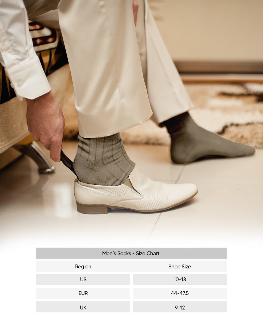 Vittorio Farina Men's Ribbed Shear Nylon Over The Calf Dress Socks - Concordia Style Boutique