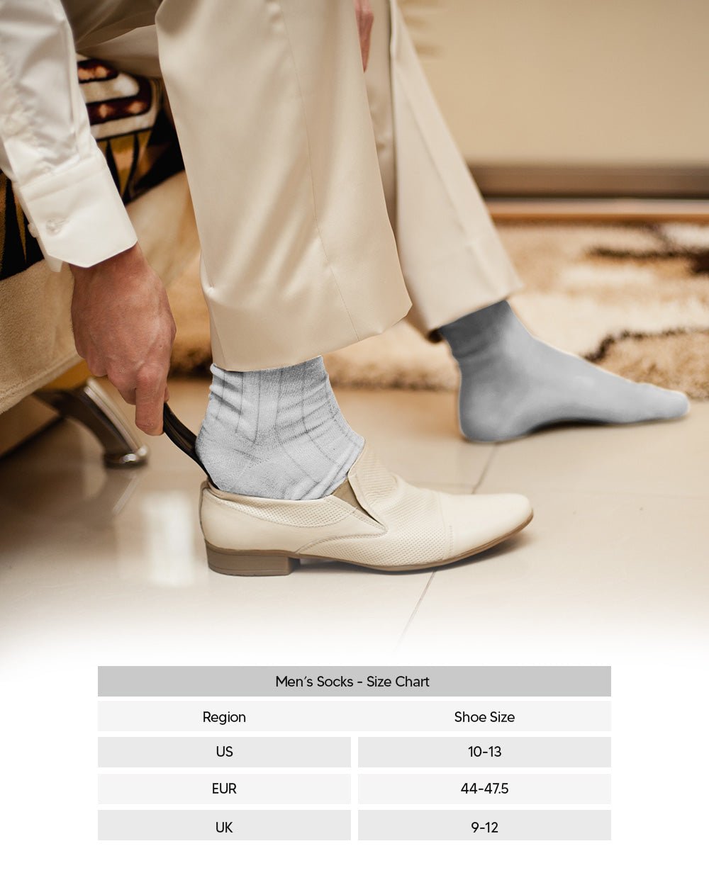 Vittorio Farina Men's Ribbed Shear Nylon Over The Calf Dress Socks - Concordia Style Boutique