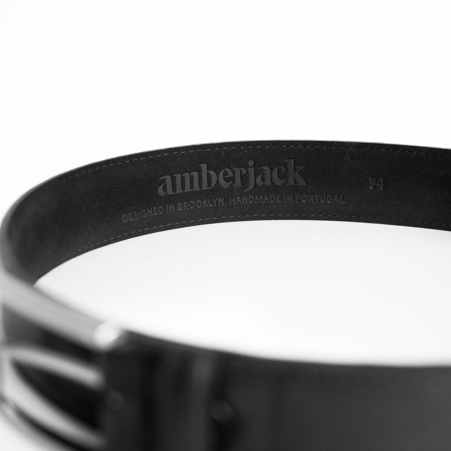 Leather Belt (Obsidian) - Concordia Style Boutique