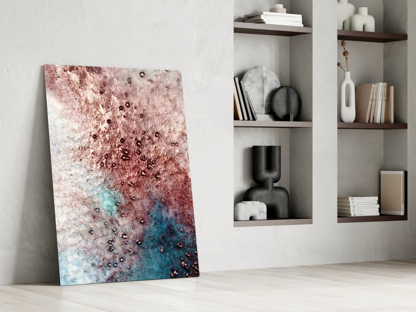 Abstract Glass Wall Art