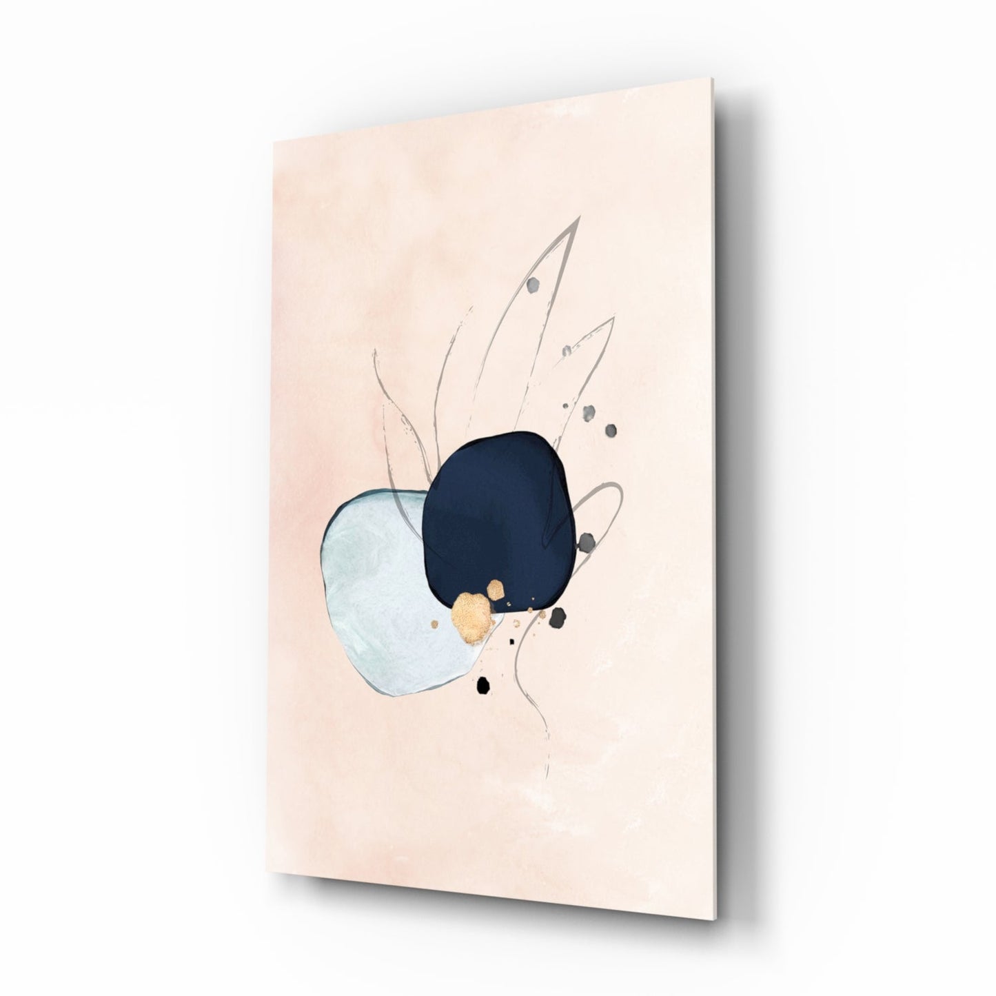 Abstract Hand Glass Wall Art