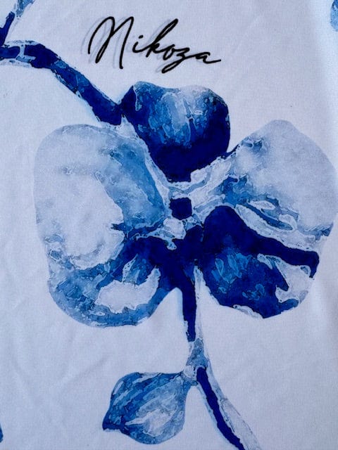 Miranda long cover up 100% Silk