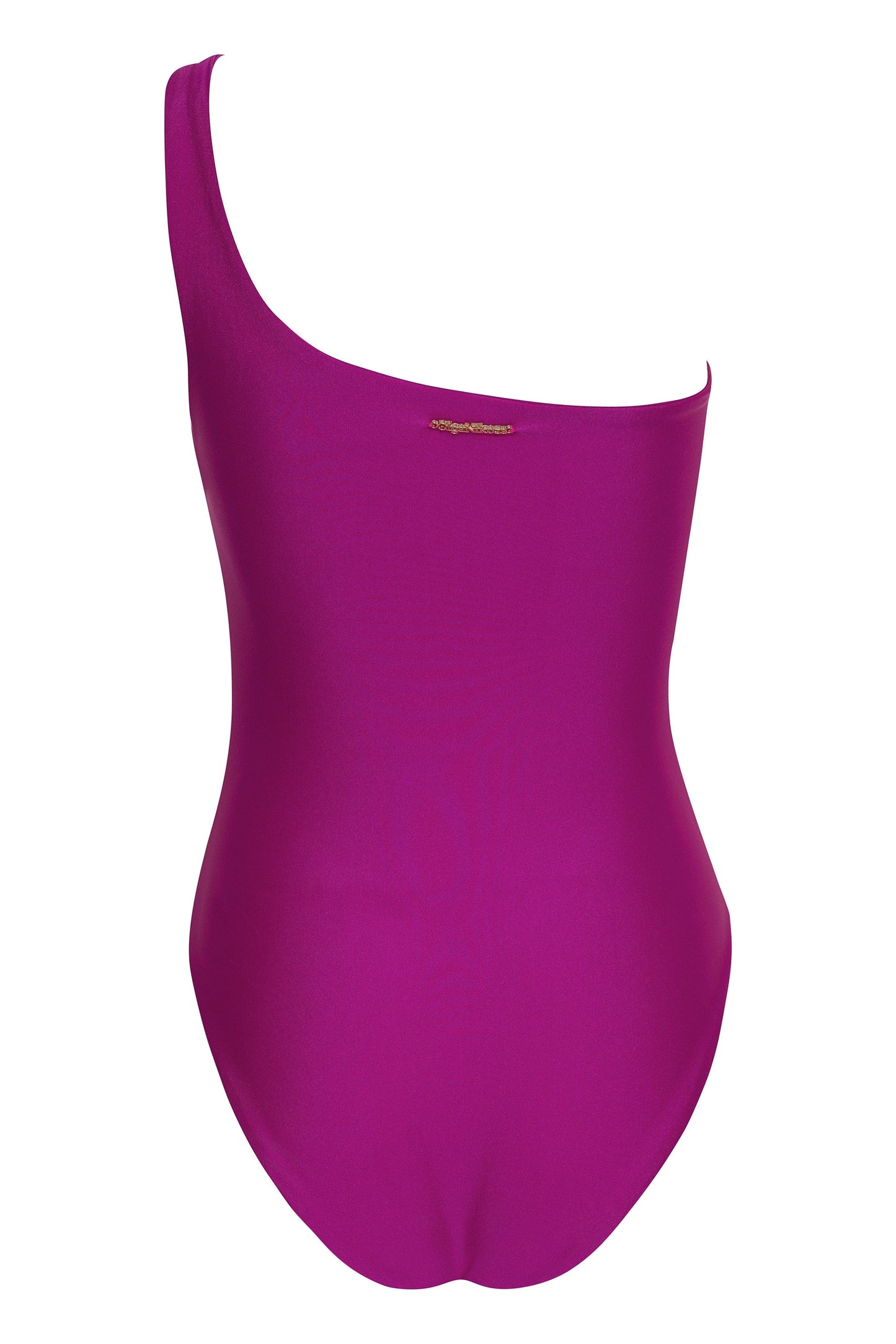 Vanda - Fuchsia One Shoulder Style Swimsuit