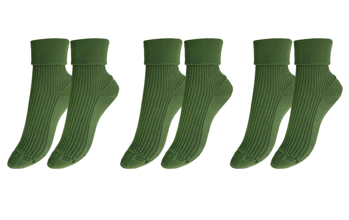 tittimitti®100% Organic Combed Cotton Luxury Women's Socks 3-Pack. Made in Italy.