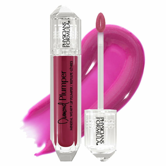 Physicians Formula Mineral Wear Diamond Lip Plumper Gloss Brilliant Berry 0.17oz