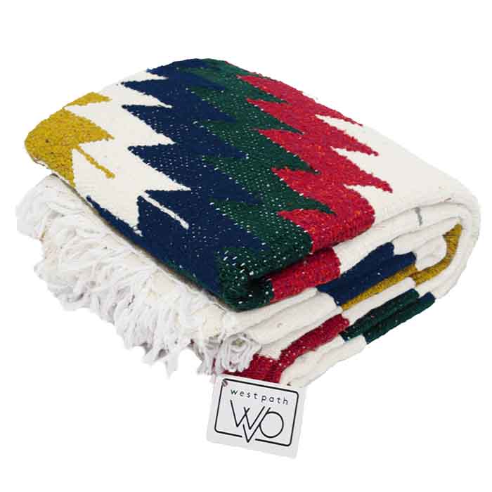 White Fiesta Diamond Blanket - Concordia Style Boutique