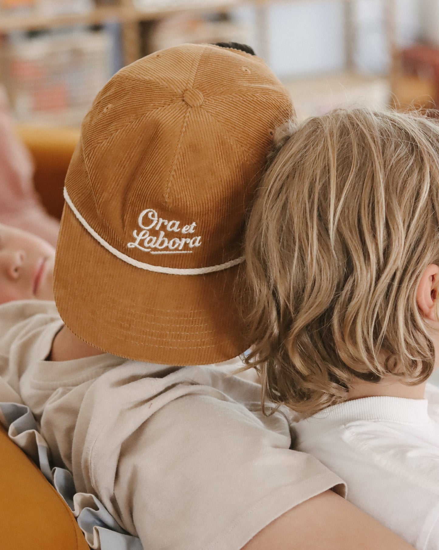 Tan Ora et Labora Corduroy Hat