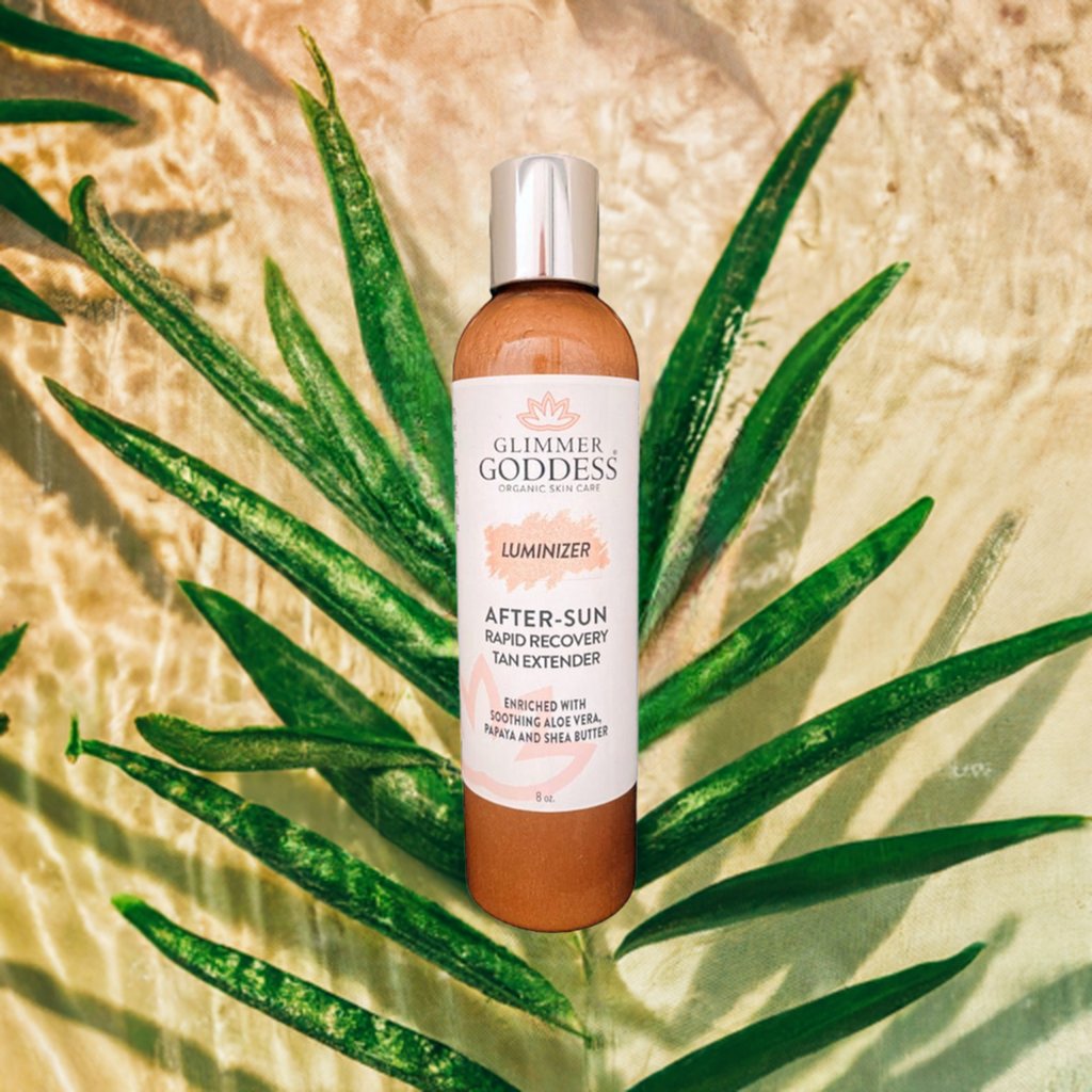 Organic After Sun Lotion & Tan Extender + Luminizing Shimmer - Concordia Style Boutique
