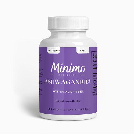Organic Ashwagandha with Black Pepper, 60 ct. - Concordia Style Boutique